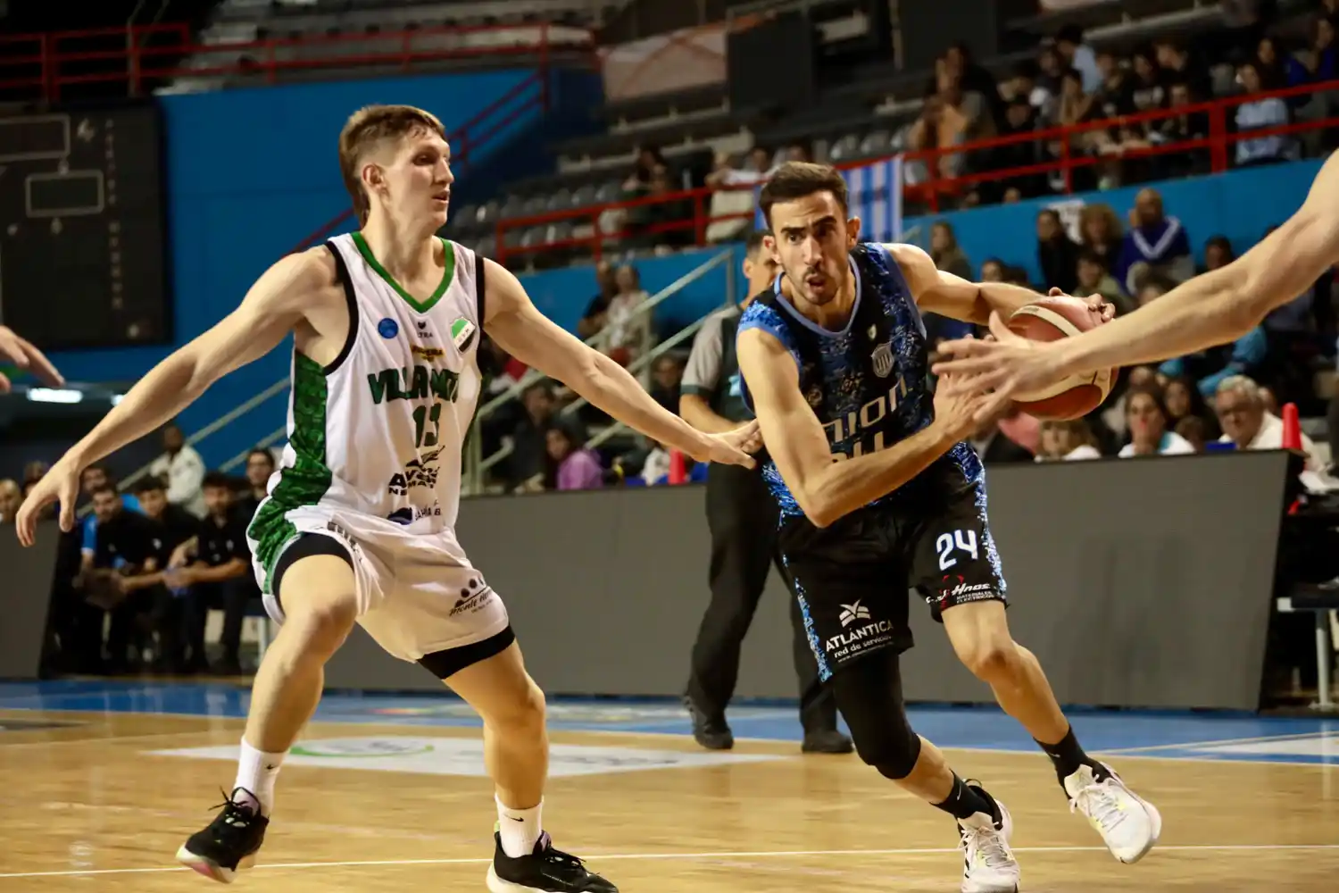 Alejo Britos tuvo una buena noche.