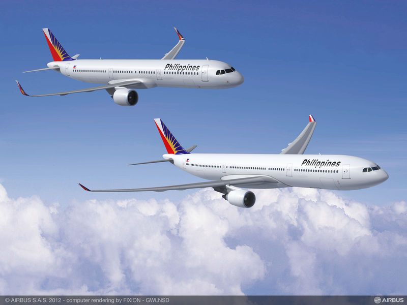Philippine Airlines hizo un pedido en firme de 54 aviones a Airbus