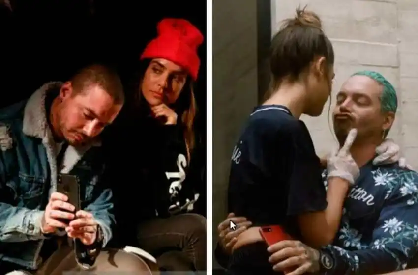 J Balvin, muy cerca de una argentina