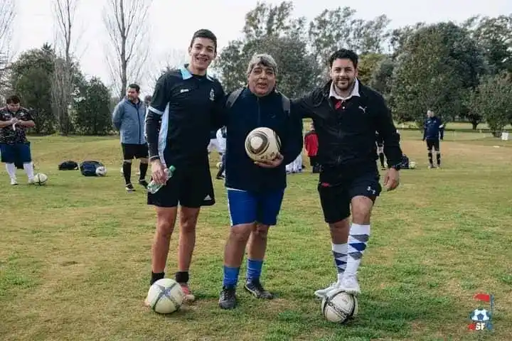 Footgolf: Gustavo y Matías Seery compitieron en Zárate