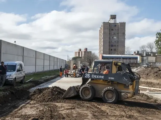 La Municipalidad supervisó la obra hidráulica que se realiza en barrio Las Delicias