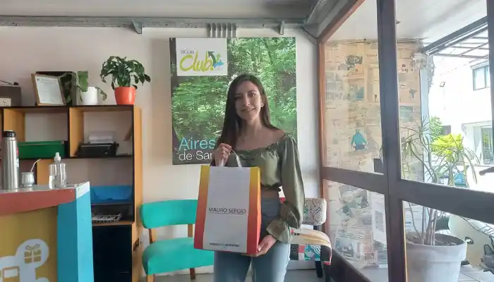 Giselle pasó por su premio del Día de la Madre