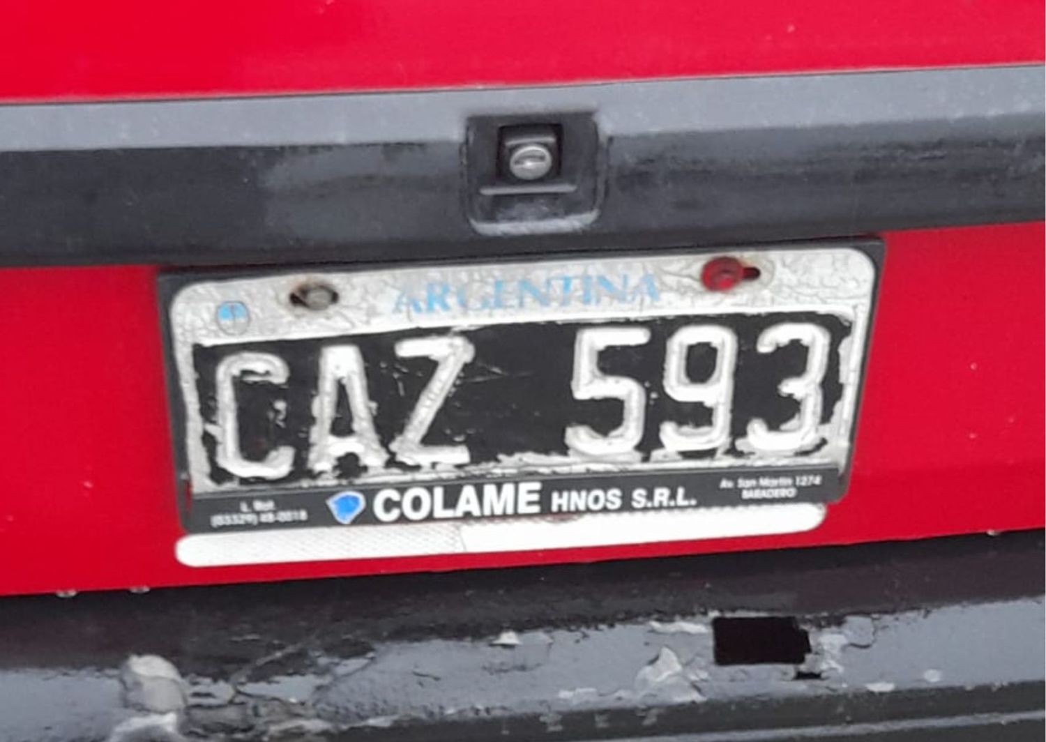 Patente extraviada