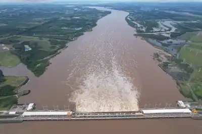 El nivel del lago de Salto Grande continuará aumentando durante los próximos días