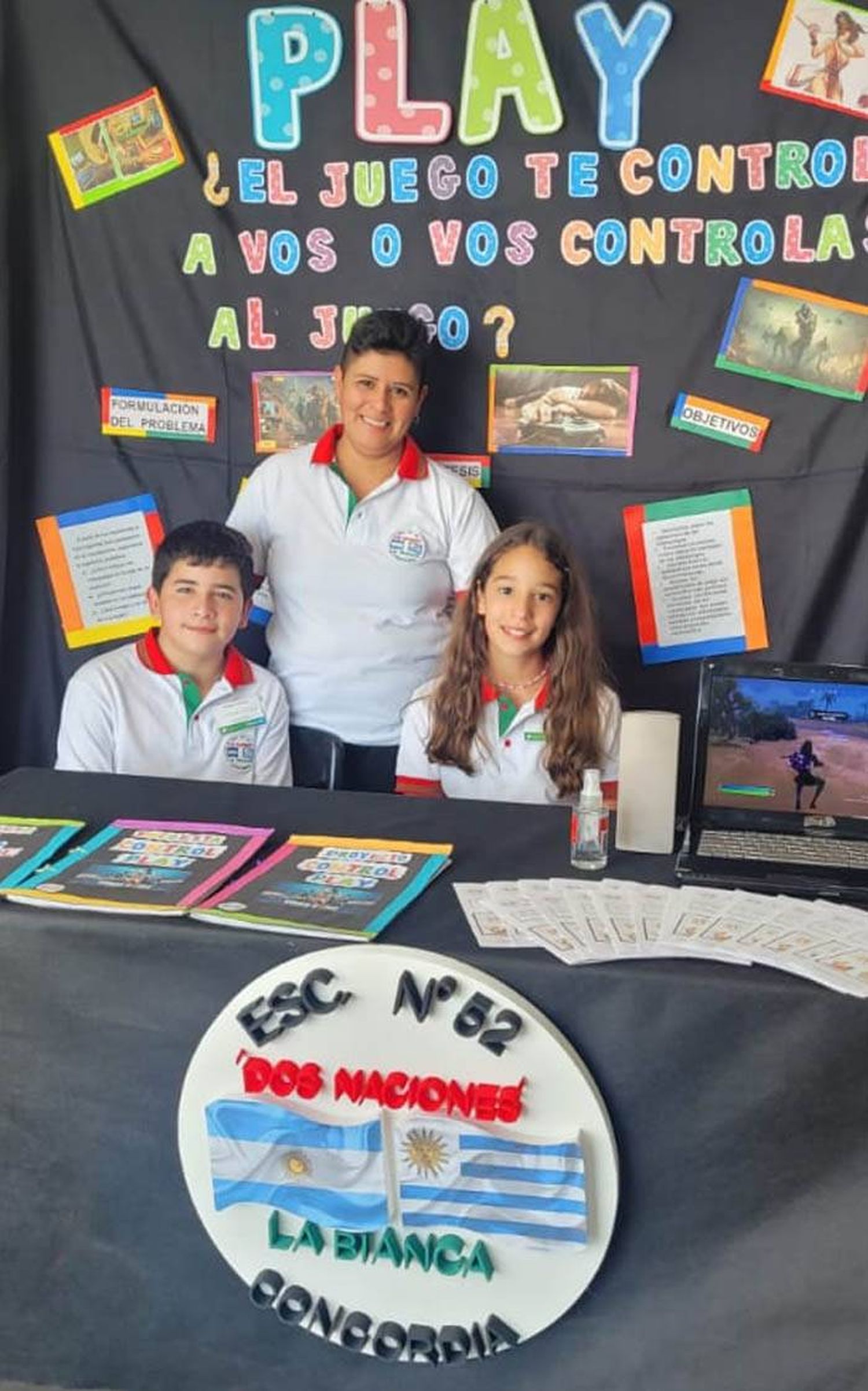 La escuela Dos Naciones de  La Bianca en la instancia  nacional de la Feria de Educación