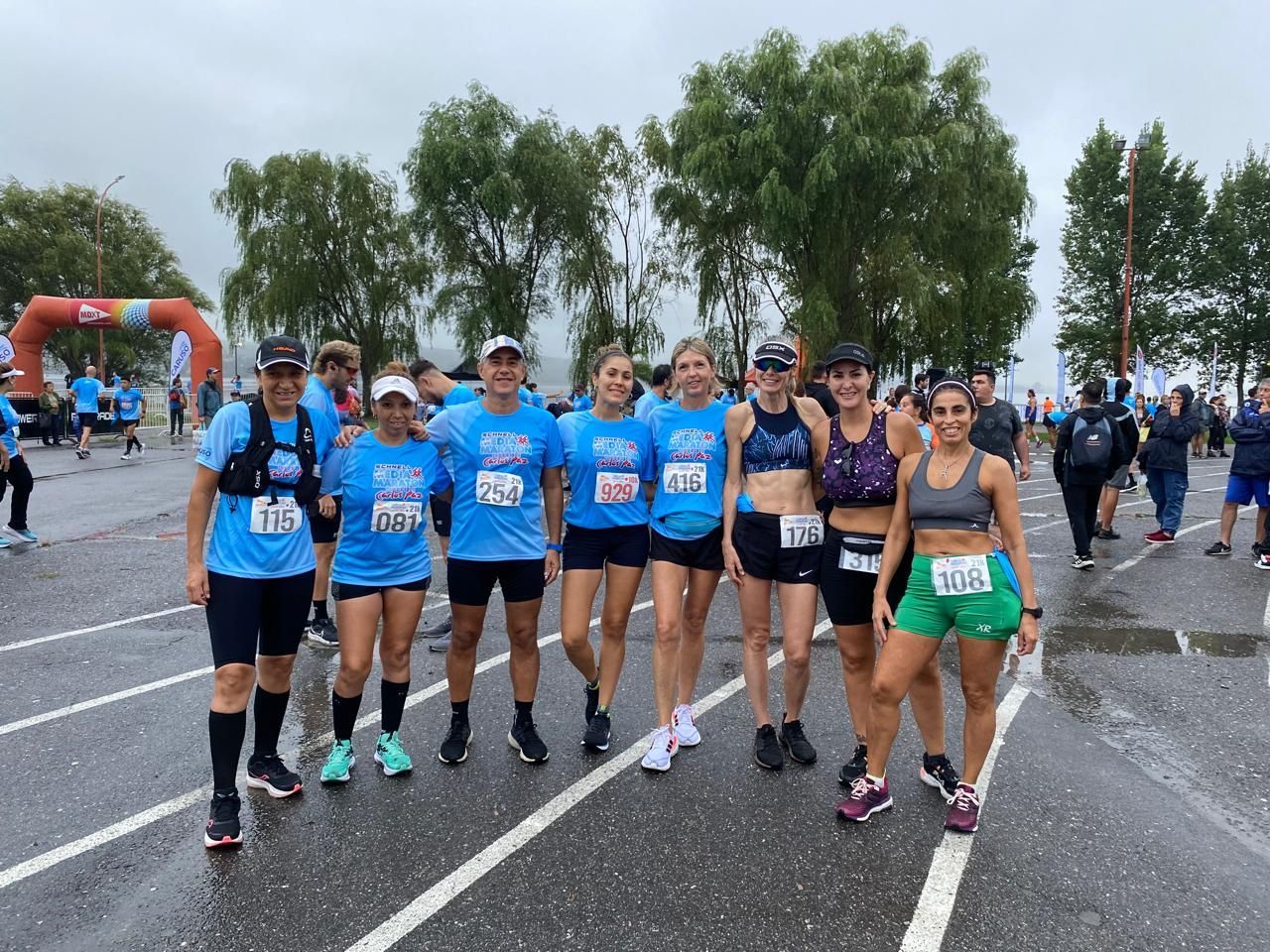 Los atletas del Team Silvina Torres