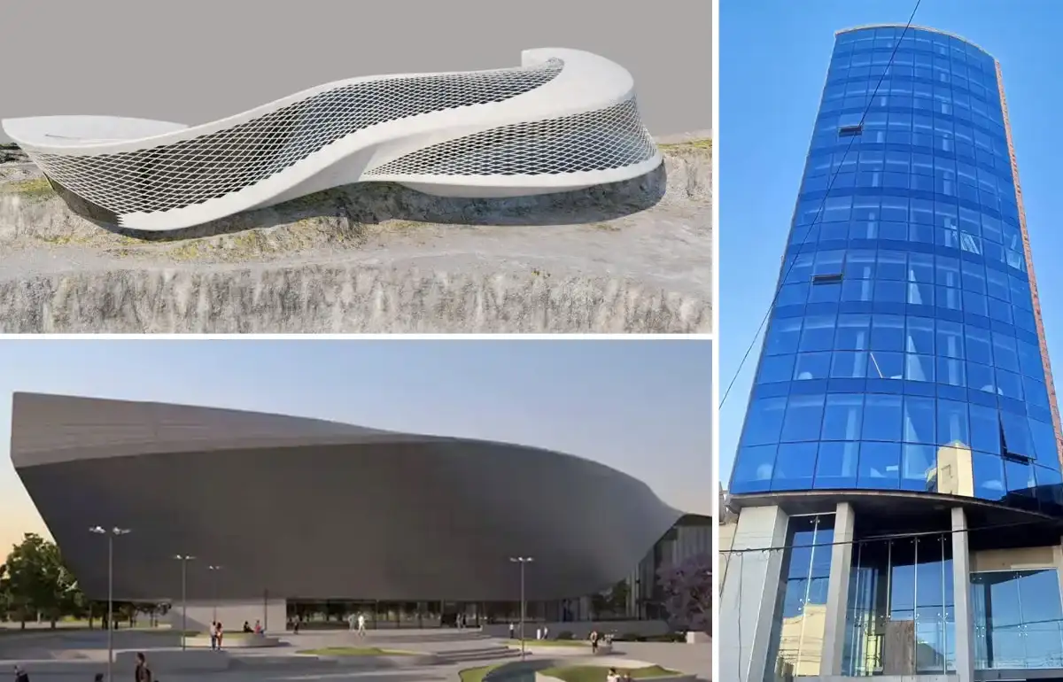 La maqueta del proyecto en Montecristo, del Centro de Convenciones y el desarrollo de Mitre 664
