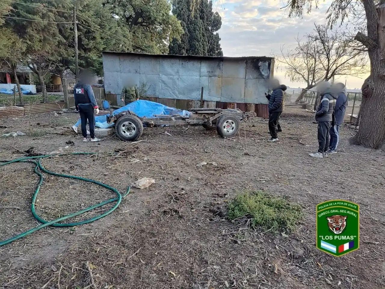 secuestro chasis camioneta los pumas - 1