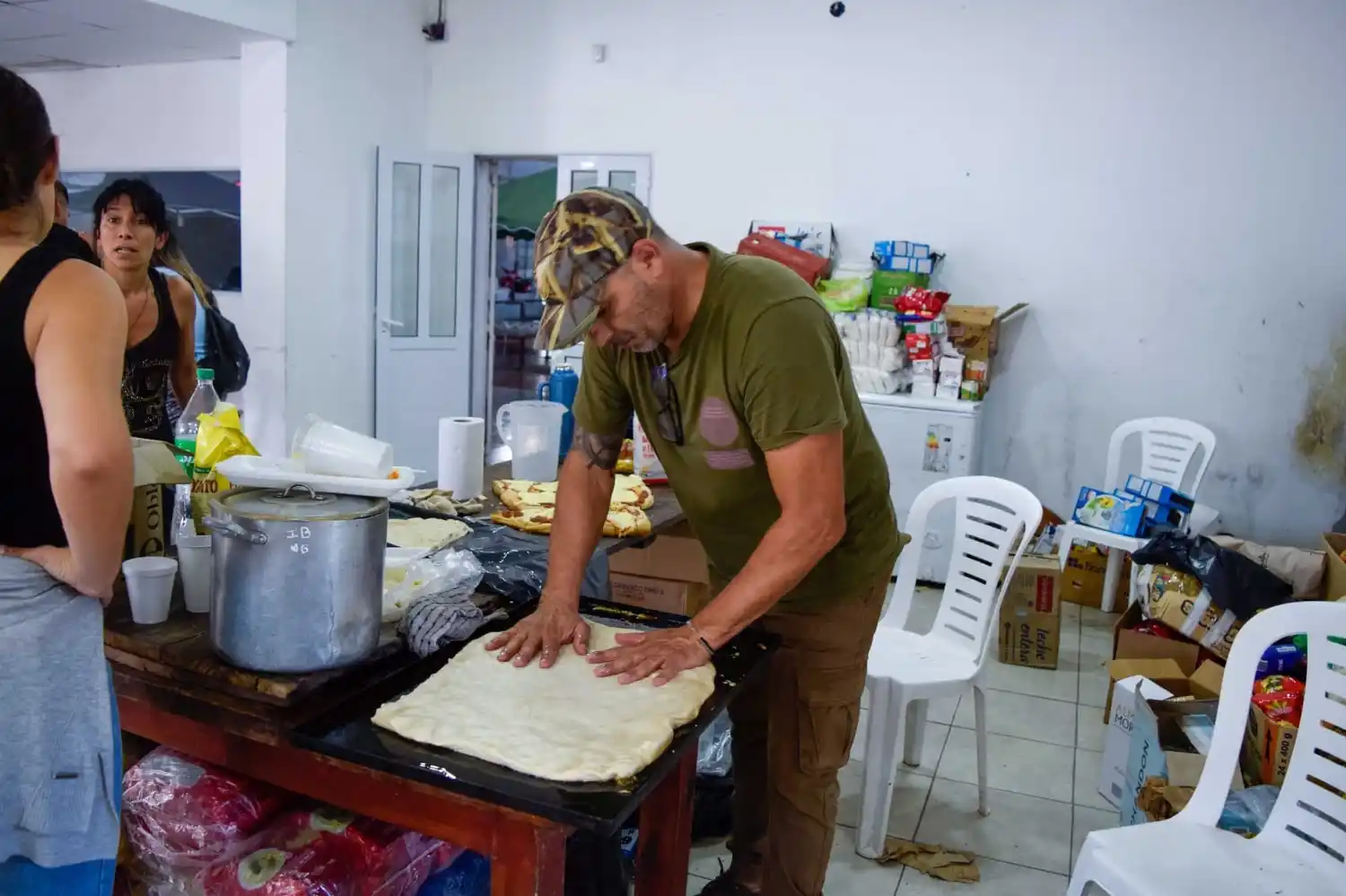 El apoyo logístico del Batallón de Ingenieros Blindados II en la emergencia de Gualeguay