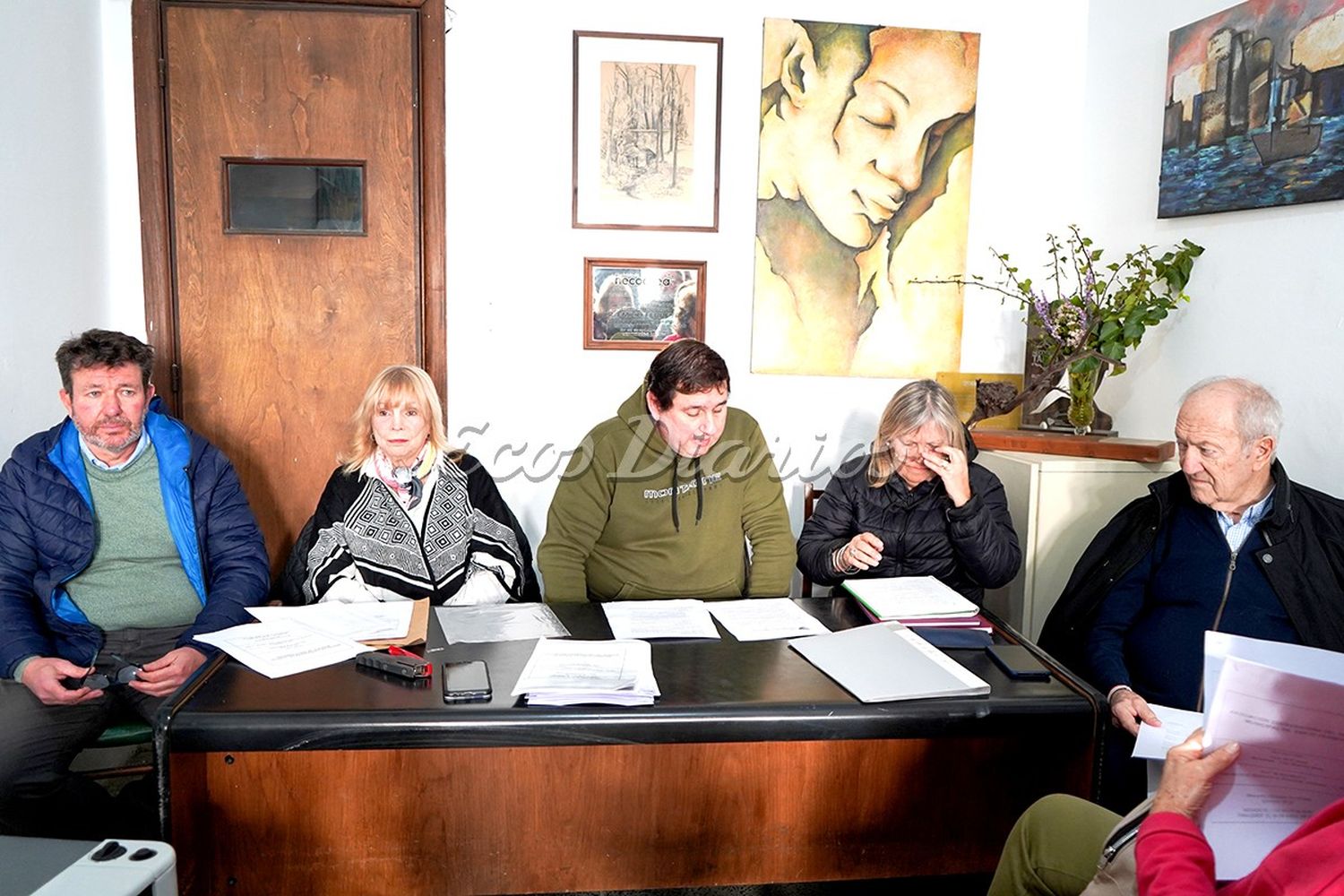 Cooperadora. La presidenta Marta Iriberri presidió la asamblea anual