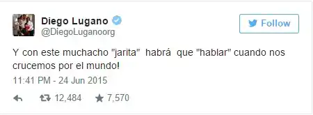 Diego Lugano le mandó un mensajito a Jara, el provocador de Cavani
