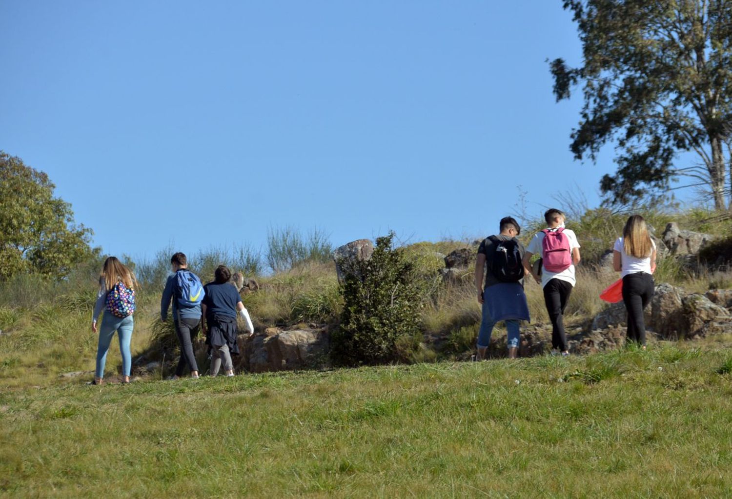 Fueron pocos los tandilenses que se congregaron en los espacios públicos para celebrar la llegada de la primavera