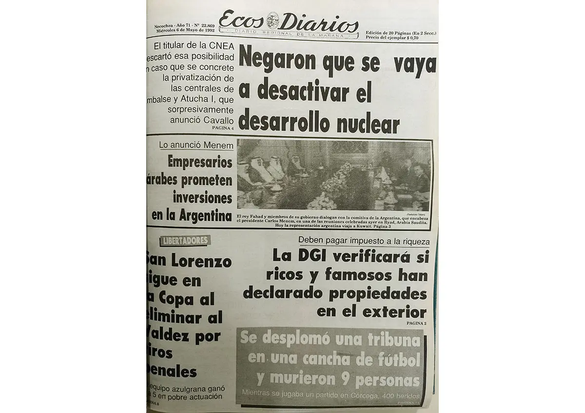 Miércoles 6 de Mayo de 1992