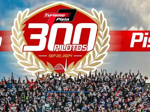 Costamagna, Saracco y Mianero en la carrera la "Carrera de los 300 Pilotos"