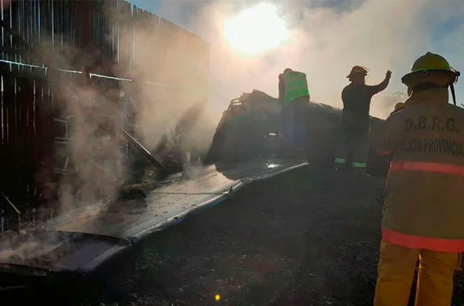 Video: así se estrelló el avión sanitario en Río Grande