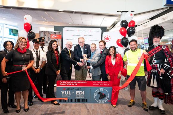 De Quebec a Escocia: Air Canada comenzó sus vuelos entre Montreal y Edimburgo