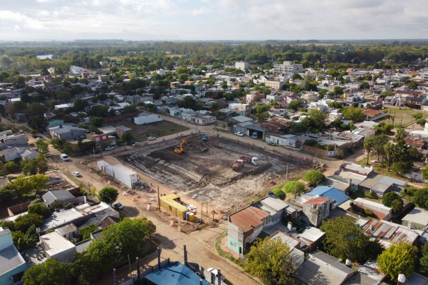 Peligra la construcción de las 88 viviendas que se estaban edificando en el predio del Gas