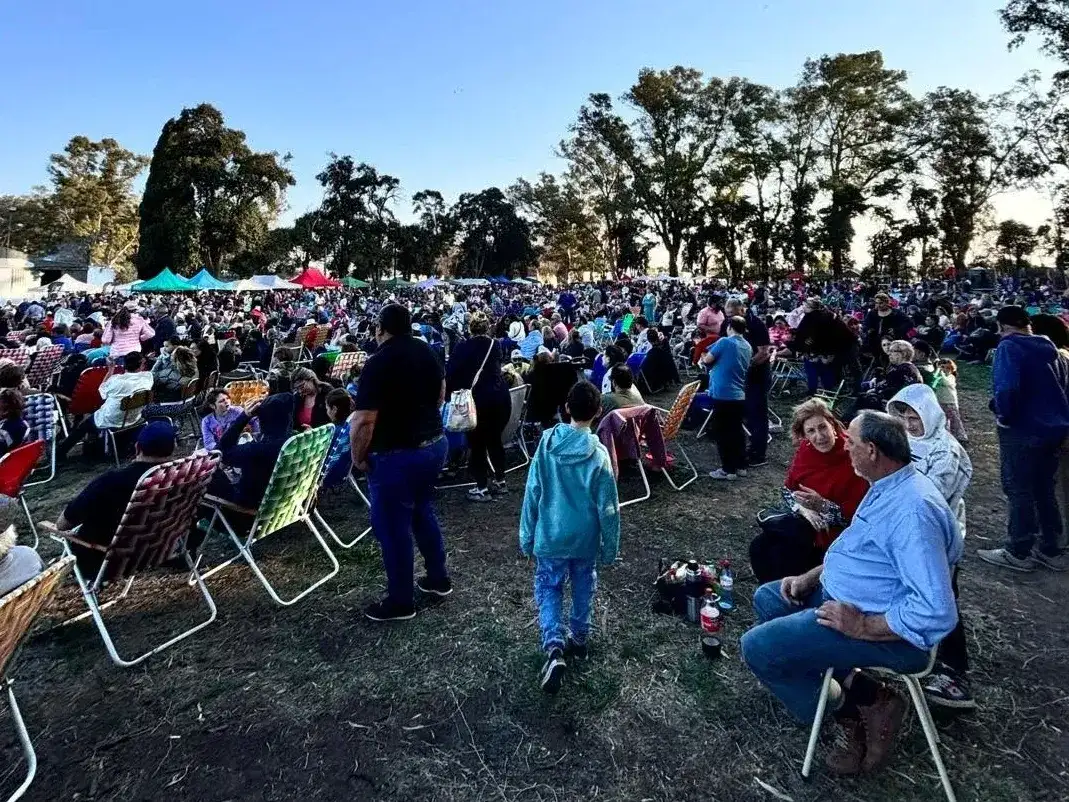 La Fiesta del Agricultor se celebra en Paraje Rabiola y congrega gran cantidad de vecinos de la región. Foto: Archivo.