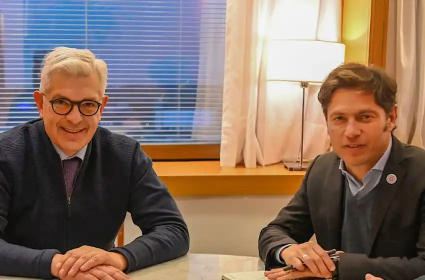 Domínguez y Kicillof acordaron trabajo conjunto para Plan GanAr, comercialización por troceo y obras