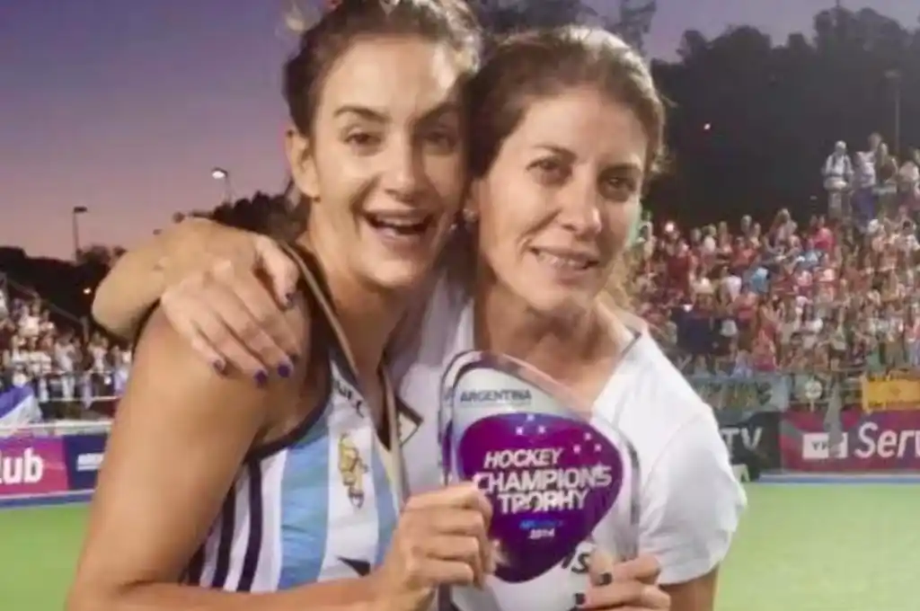Gabriela junto a Luciana Aymar, cuando ya ejercía su rol como Jefa de Equipo del Seleccionado Mayor (Foto: Instagram)