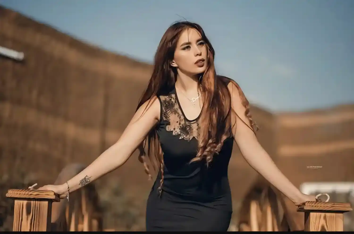 Nashua Mahmud, bailarina y profesora tandilense que reside hace siete años en Medio Oriente.