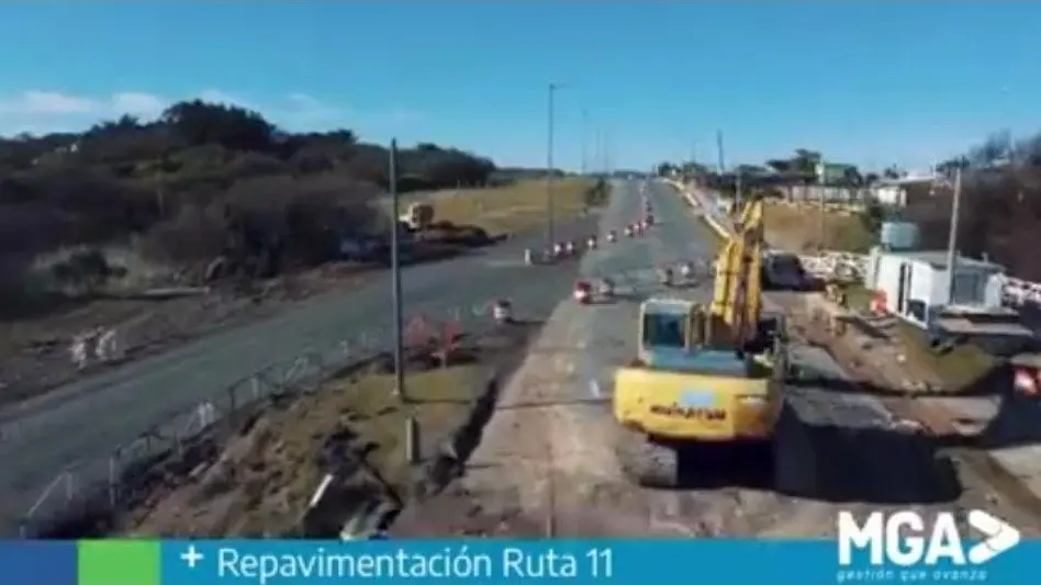 Comenzó la repavimentación de la Ruta Provincial N° 11 