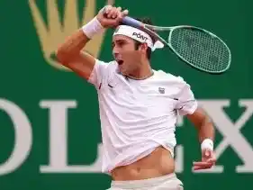 Tomi Etcheverry enfrentará en 8° de final en Montecarlo a C.Alcaráz. Foto:EFE