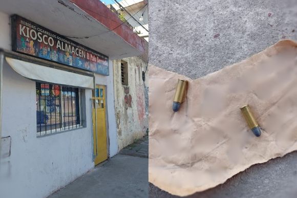 Amenaza con dos balas en un almacén de barrio Alvear que había sido incendiado: "Alguien nos pide que cerremos"