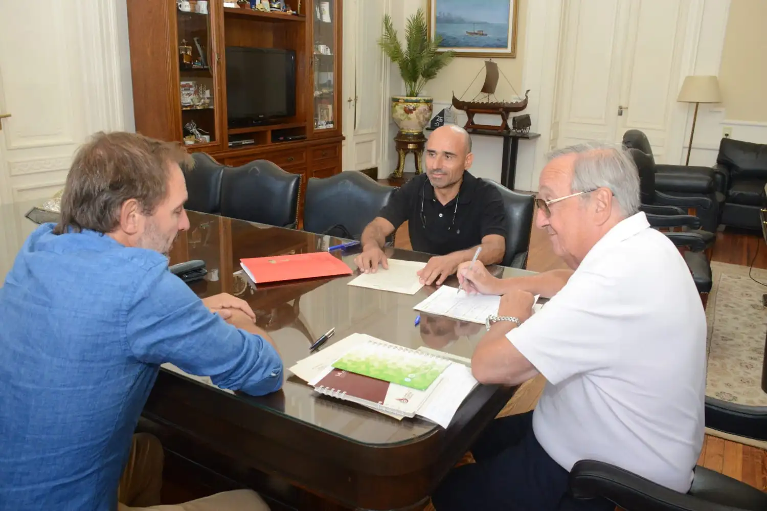 Se firmó este lunes el convenio.