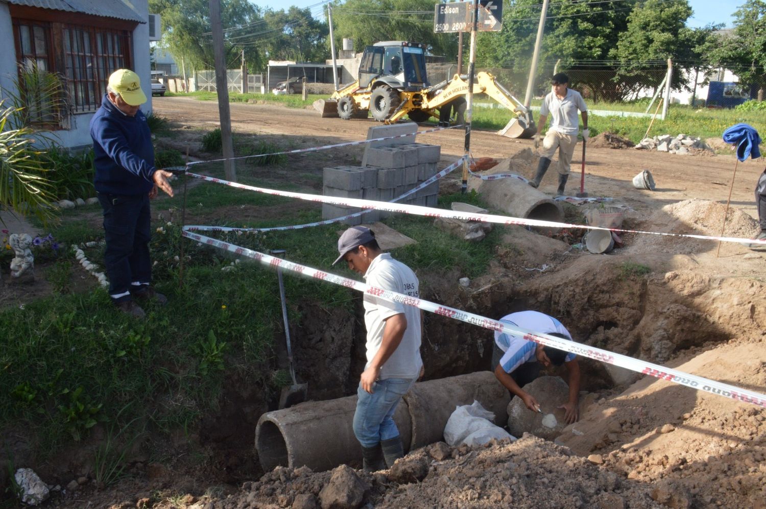 Importante intervención del gobierno municipal en la zona norte de Venado.