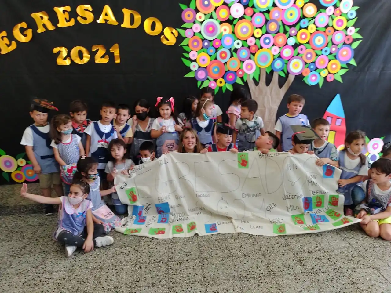 Egresados 2021: la sala azul del Jardín 901