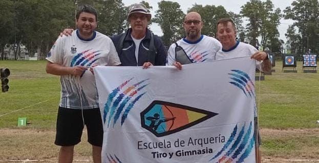 Los representantes del Club Tiro y Gimnasia