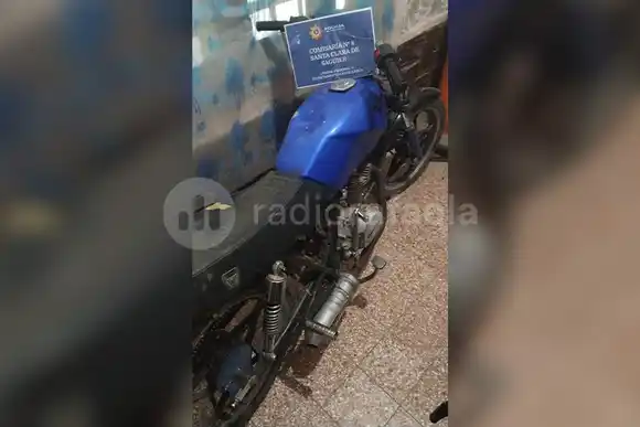 Robaron una moto en Santa Clara de Saguier y la encontraron en Susana