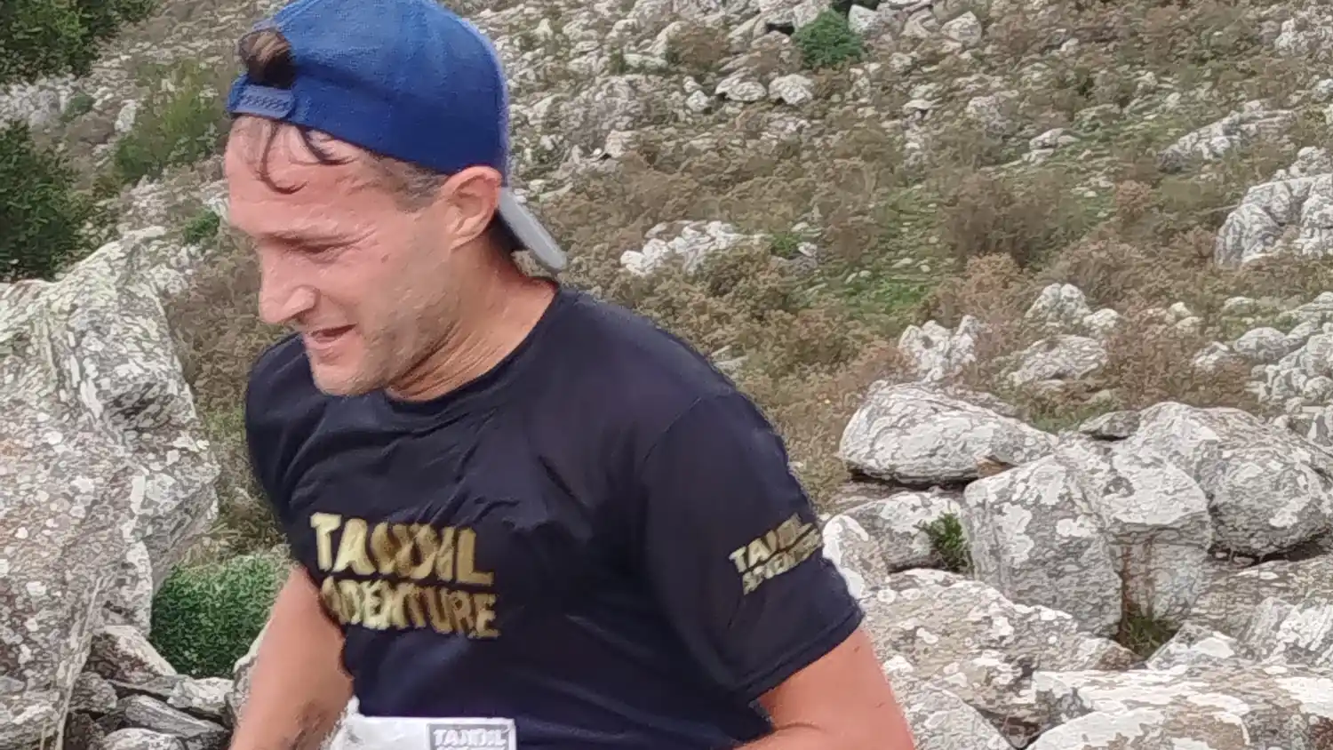 Urrutia, desafiando las sierras tandilenses.