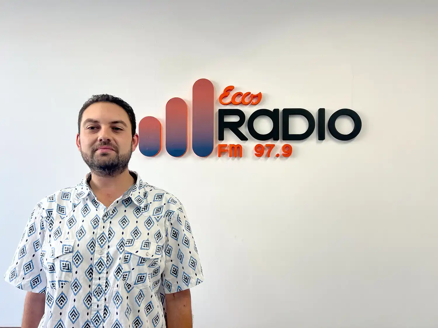 Ariel Arribillaga. Estuvo en Ecos Radio