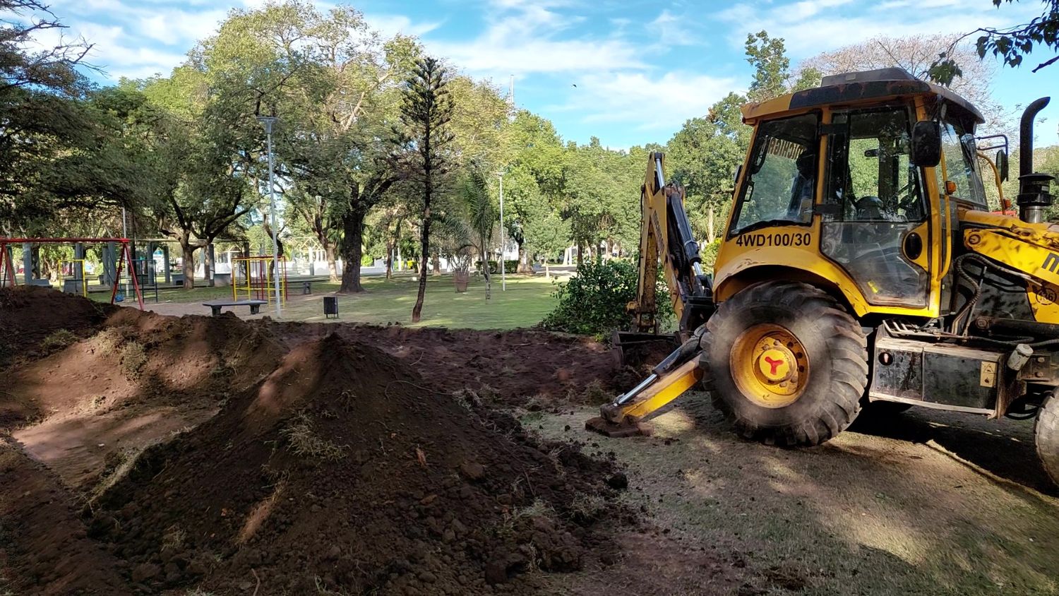 La Municipalidad de Sunchales puso en marcha un nuevo espacio de juego y encuentro familiar en Plaza Libertad
