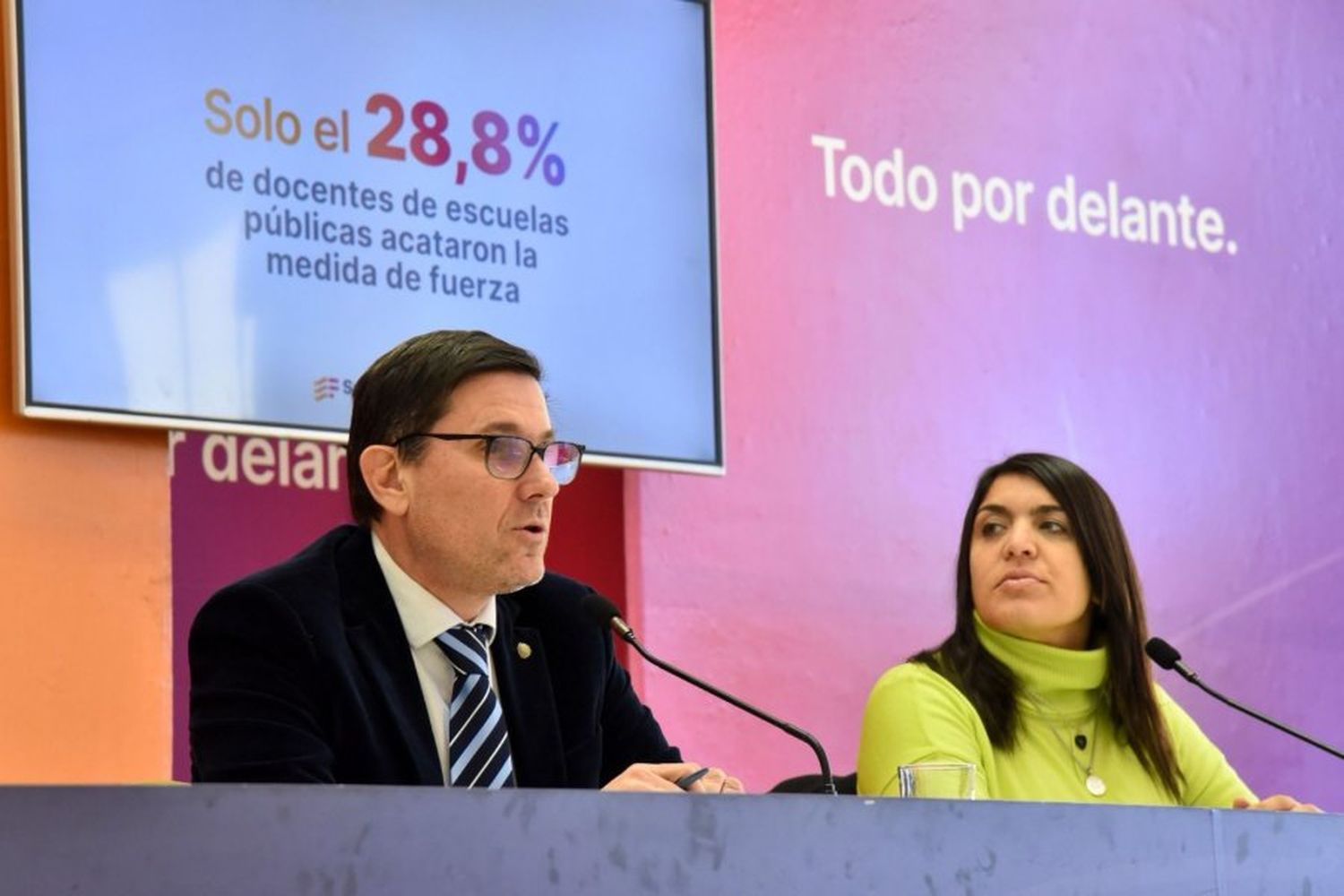 Goity: “Más de 40.000 docentes concurrieron a las escuelas, lo que demuestra que la herramienta del paro se agotó”