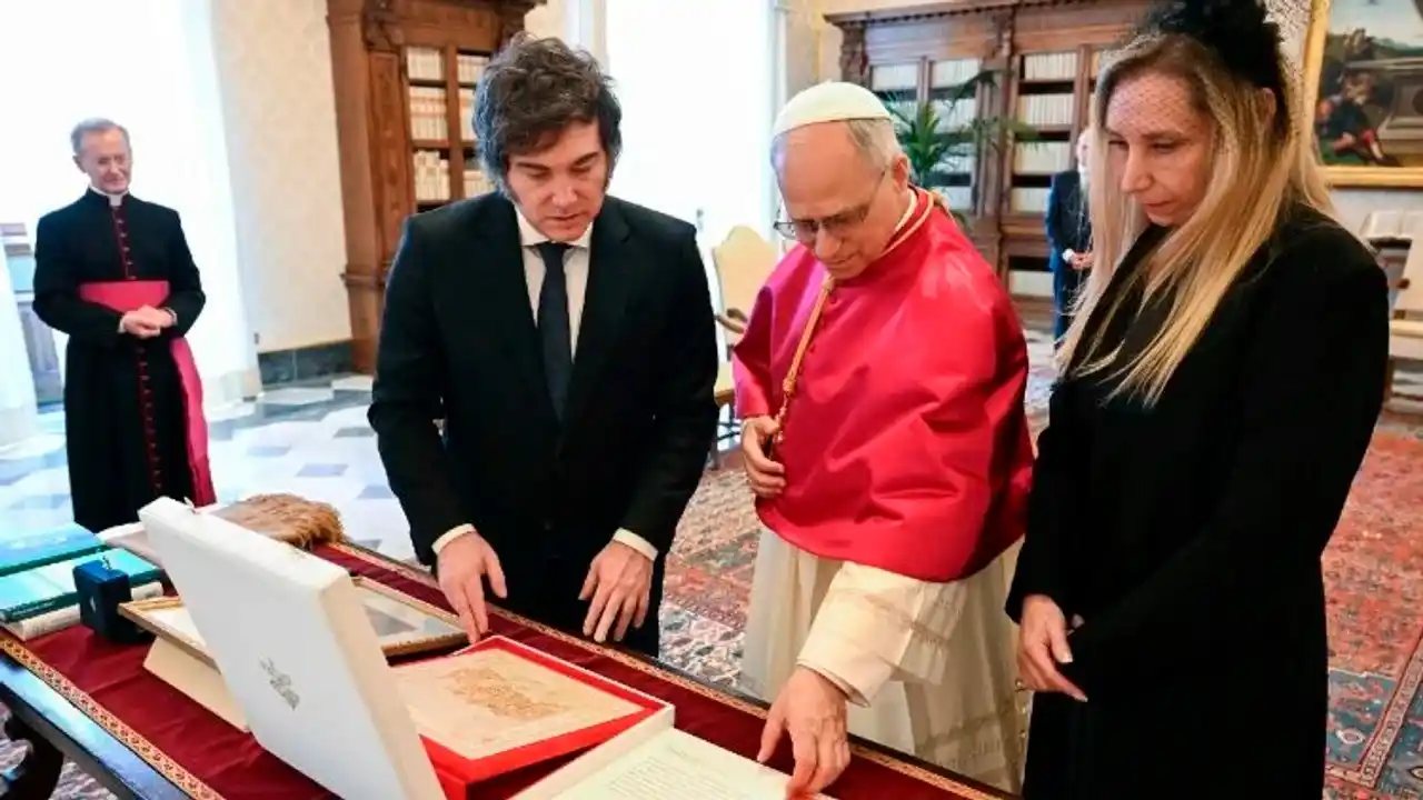 Milei con el Papa
