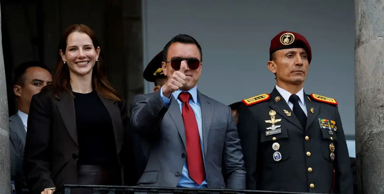 Daniel Noboa, presidente de Ecuador. Crédito: REUTERS/Daniel Becerril