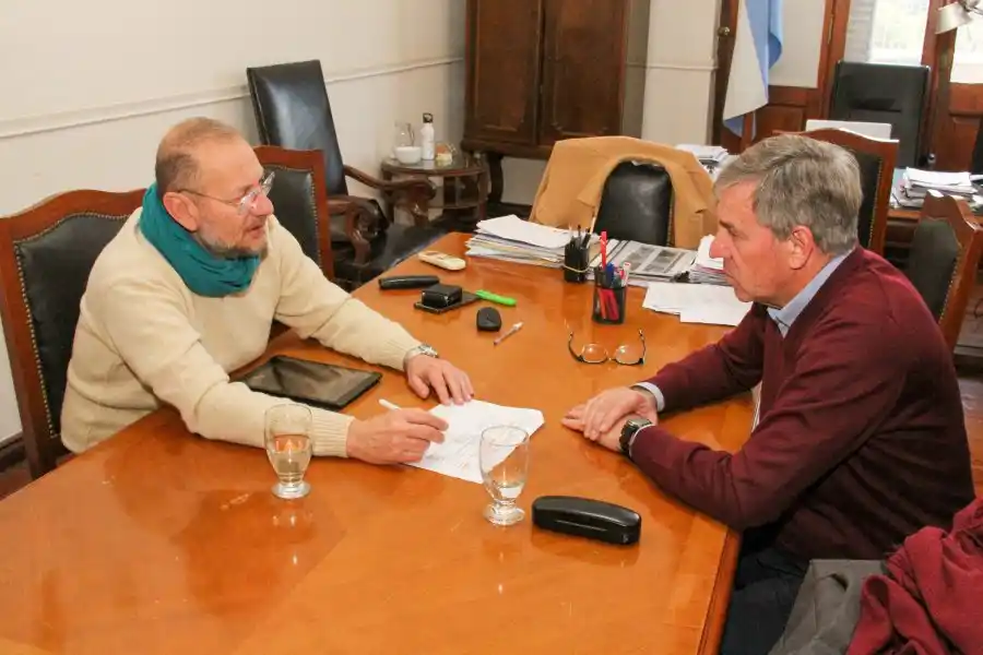 Corach se reunió con el intendente de Santa Fe