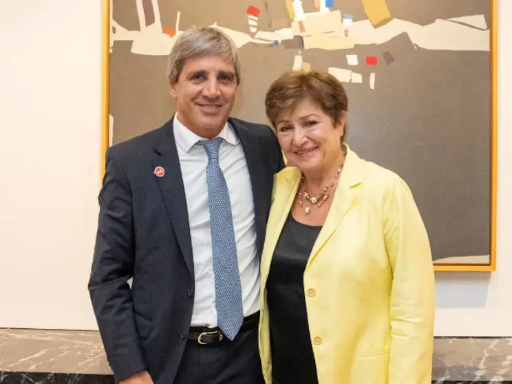 Caputo y Georgieva se encontraron en Washington para monitorear la marcha del programa con el FMI