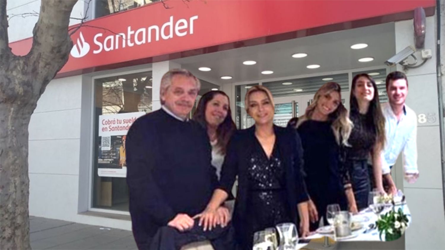 Fiesta VIP en Olivos: Alberto Fernández sacó un crédito de $3 millones en el banco Santander para cerrar la causa