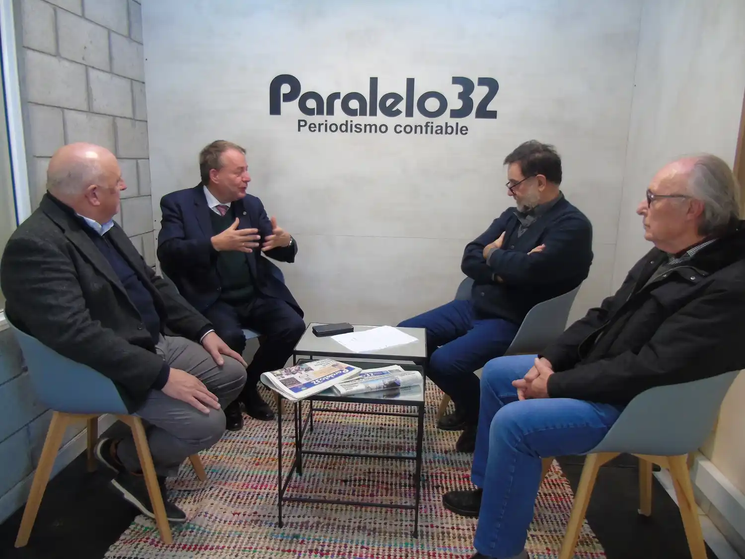 Embajador Dieter Lamlé en visita a Paralelo32