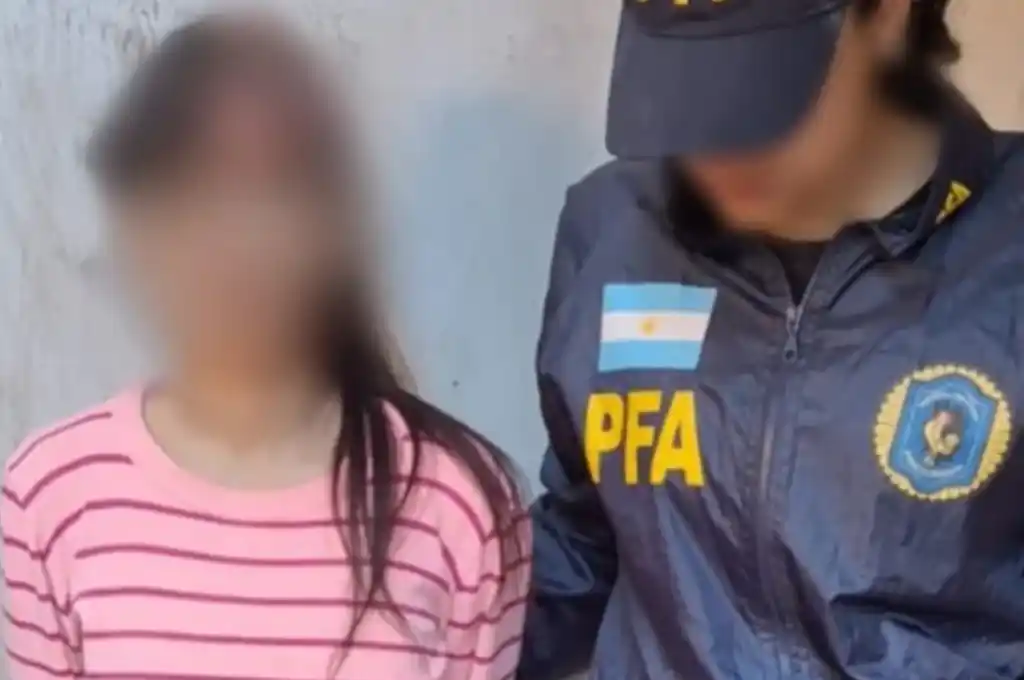 El momento de la detención.