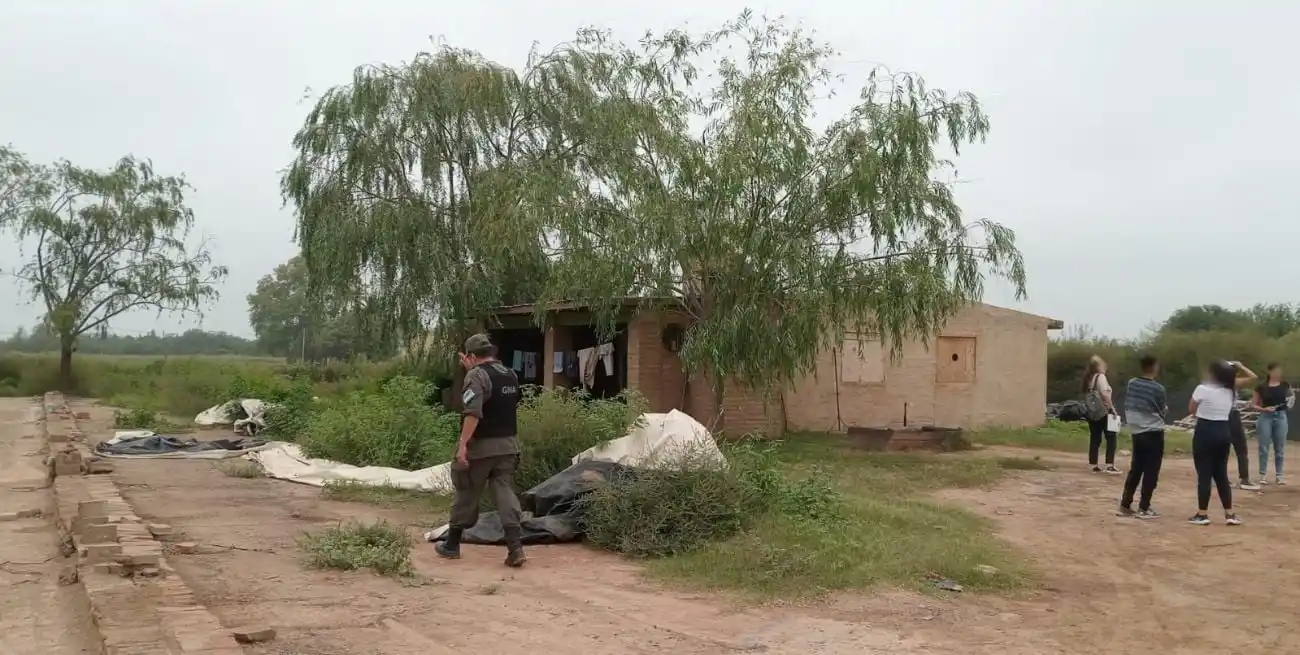 El operativo de Gendarmería Nacional desmanteló una presunta red de trata.