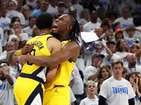 Indiana dió la sorpresa y ganó el juego 1 de la final de la NBA de visitante.Foto:NBA,COM