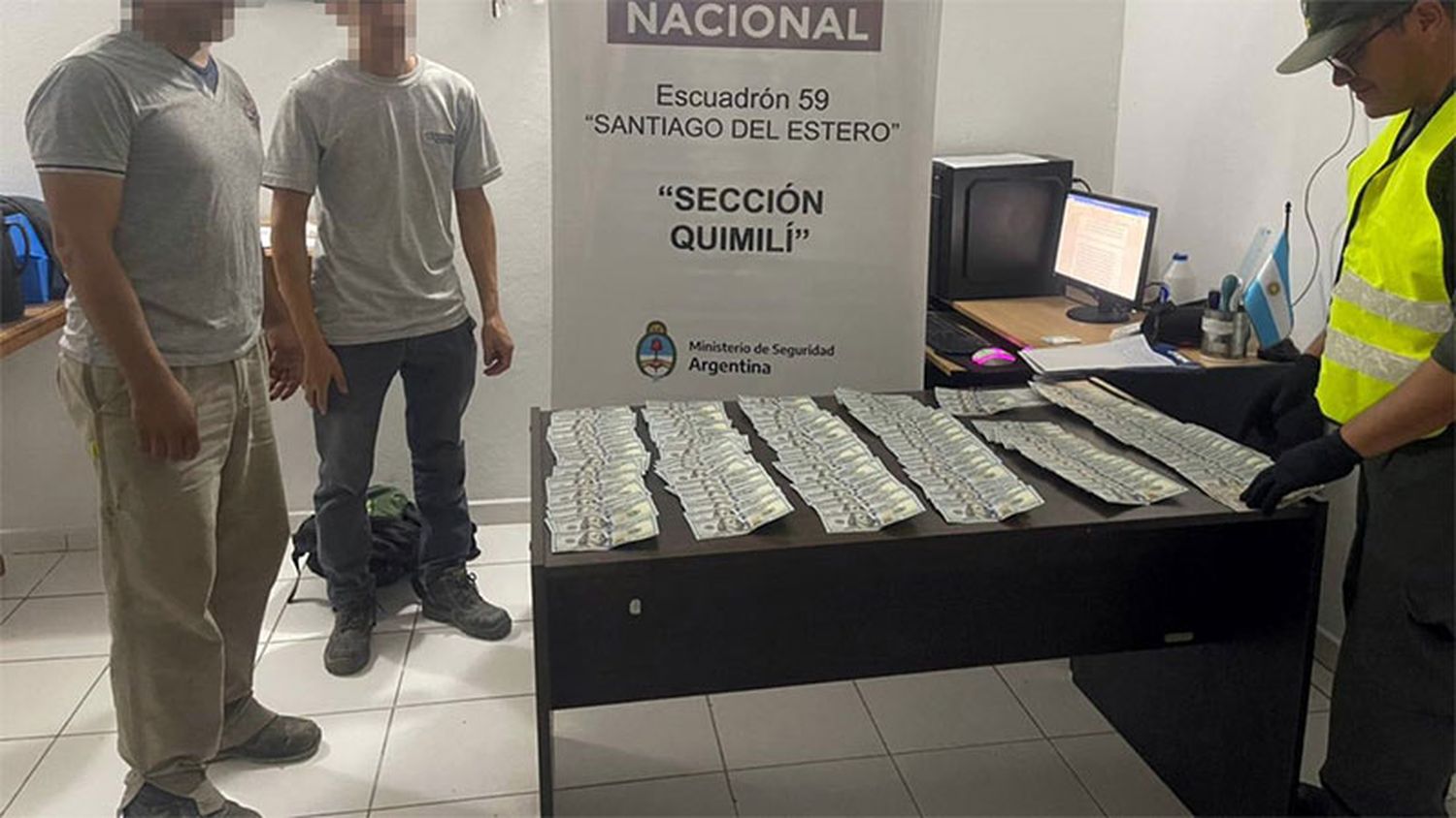 Viajaba con 14.800 dólares y se los incautó la Gendarmería