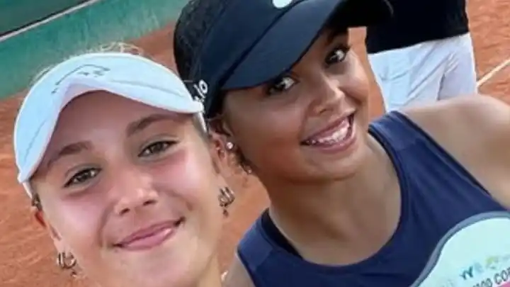 Larraya Guidi, campeona del doble junto a la brasileña Leme Da Silva.