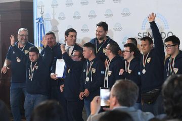 Reconocieron en el Senado a deportistas marplatenses que participaron de competencias internacionales