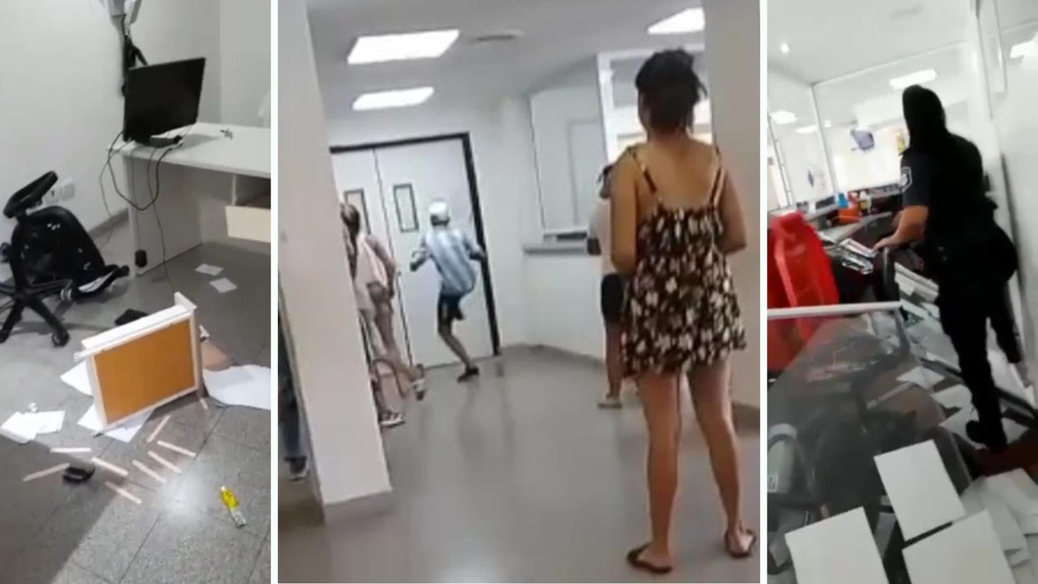 Locura en el Hospital de José C. Paz: Familiares de una paciente destruyeron consultorios y agredieron a empleados